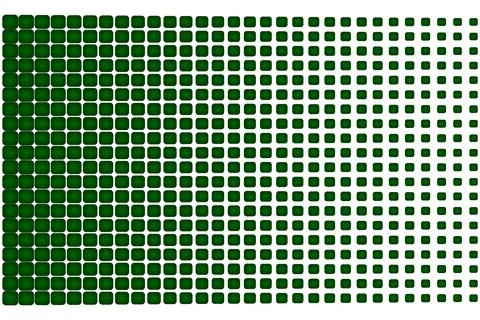 Green square dot halftone pattern, emerald geometric mosaic, fading grid ba.. Stock Illustration