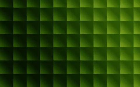 Green square pattern background Stock Illustration