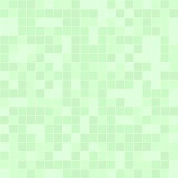 Green square pattern. Seamless vector Stock Illustration