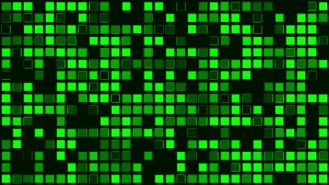 Green Square Pattern Video Animated Background Stock Footage 346664014