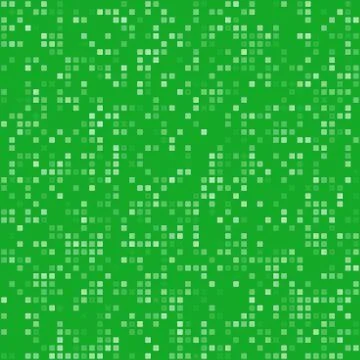 Green square pixel mosaic background Stock Illustration