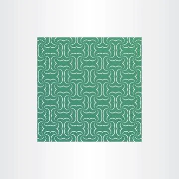 Green square sameless pattern background Illustrazione stock