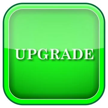 Green square shiny icon Stock Illustration