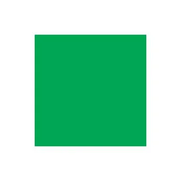 Green square solid vector icon isolated on white background イラスト素材