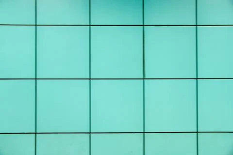 Green square tile background with black lines	 Stock Photos