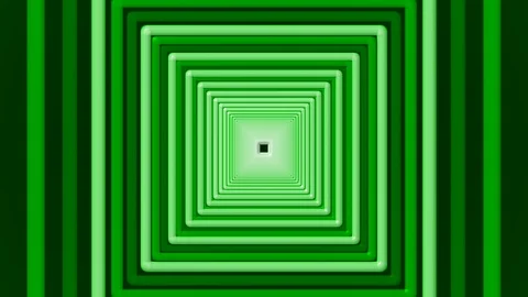 Green Square Tunnel Move Stock Footage 99866963