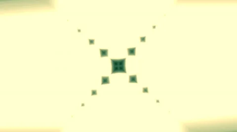 Green squares cross loop Stock Footage 25426214