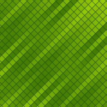 Green squares mosaic abstract tech background Stockillustratie