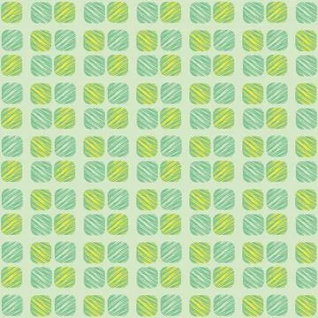 Green squares seamless vector abstract pattern Stock Illustration