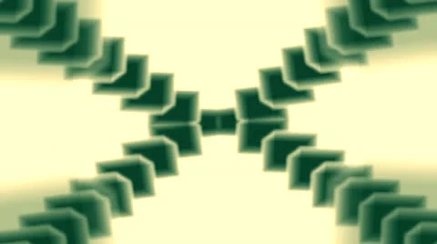 Green squares vj loop Stock Footage 25426254