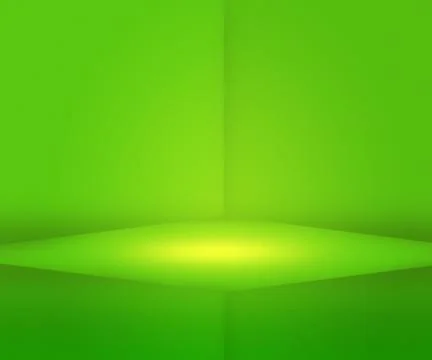 Green stage backdrop Stock Illustration