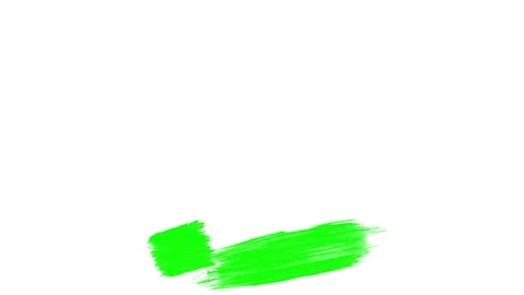 Green stain on white background Stock Footage 112018415