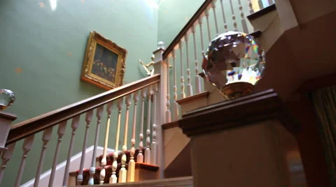 Green Staircase II Stock Footage 40803467