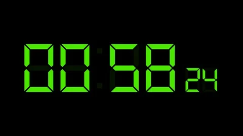 Green standard timer Video stock 90781505