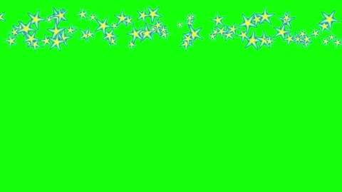 Green Star and Screen on Green Screen Background Horizontal 16:9 Vidéo 339332754