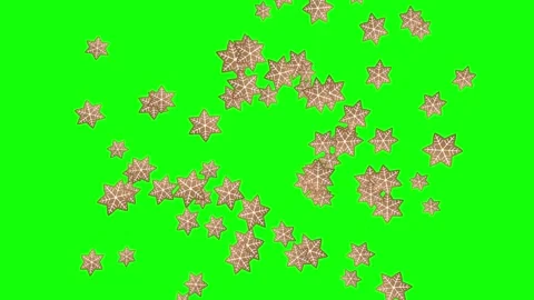 Green Star and Screen on Green Screen Background Horizontal 16:9 Video stock 339444273