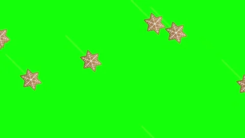 Green Star and Screen on Green Screen Background Horizontal 16:9 Video stock 339444289