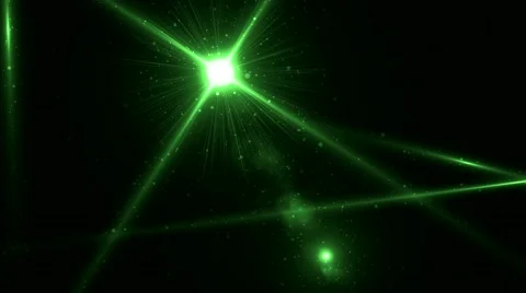 Green star animation. Stock Footage 52095721