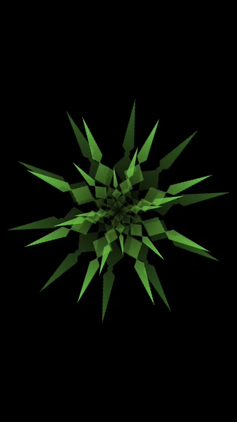 Green star animation Stock-Footage 324943377