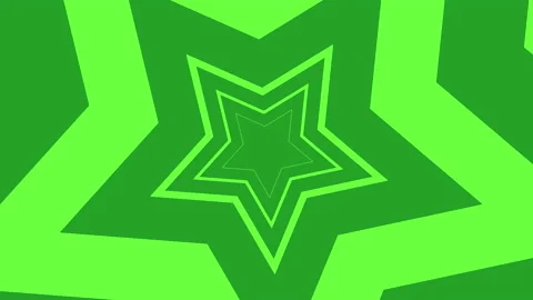 Green star background Stock Footage 232936960