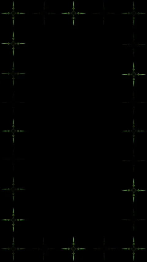 Green star border animation Stock Footage 325163676