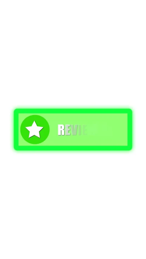 Green star feedback rating animation vertical video. Bright neon review but.. Stock Footage 341612837