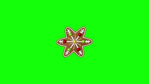 Green Star on Green Screen Background Horizontal 16:9 Vidéo 339332789