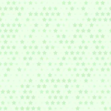 Green star pattern. Seamless vector Stock Illustration