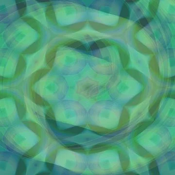 Green star shape, abstract background corresponding with environmental activi Stock Illustration