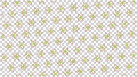 Green Stars Seamless Pattern on White Background Illustrazione stock