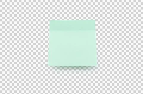 Green sticky note paper Stock Photos