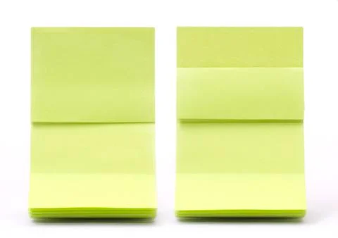 Green sticky Foto stock