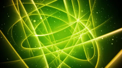Green Streaks Space Stock Footage 41053780