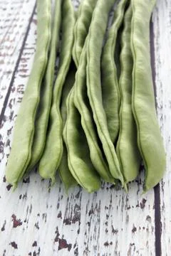 Green string beans Stock Photos