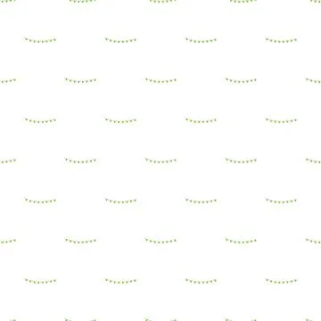 Green string lights seamless pattern background decoration Stockillustratie