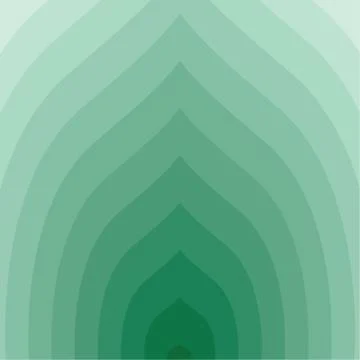 Green striped leaf vector Stock Illustration