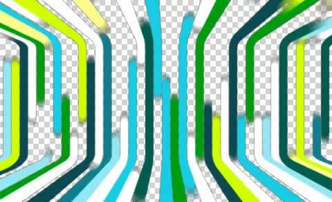 Green stripes in a perspective 2 Stock Footage 53890770