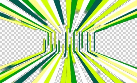 Green stripes in a perspective Stock Footage 53890843