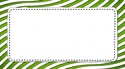 Green Stripes White Rectangle Shape Background For Text Stock Footage 56174775