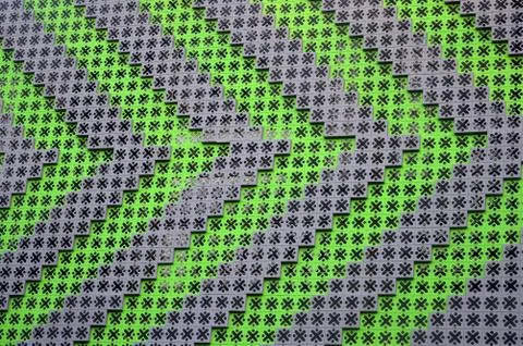 Green strips pattern Stock Photos