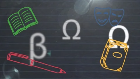 Green stroke underlining infinity symbol initiating sliding doodles and morphing Stock Footage 329864553