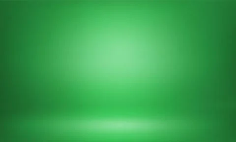 Green studio backdrop 3D room lightbox background Stock-Illustration