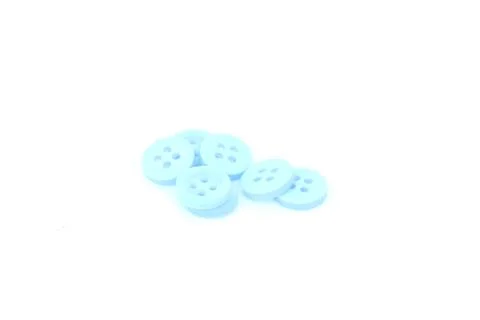 Green Studs on isolated white background Stock Photos