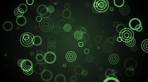 Green Subtle Circles Stock Footage 40891545
