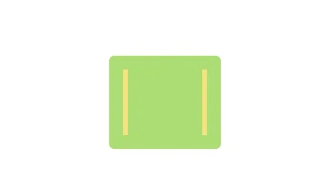 A green suitcase equipped with a handle, suitable for transporting belongings Vidéo 332905230