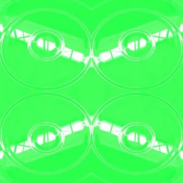 A green surface with white highlights and circles in the center.  Illustrazione stock