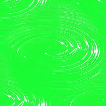 Green surface with white highlights and circles on the water.  Stock Illustration