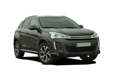 Green SUV Fotos Stock