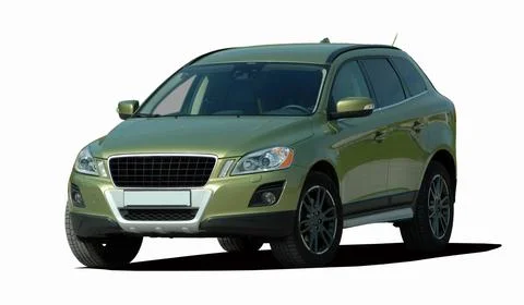 Green SUV Fotos Stock