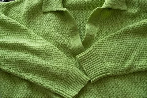 Green sweater. Stock Photos